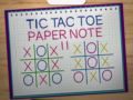 Mchezo Tic Tac Toe Karatasi Kumbukumbu 2 online