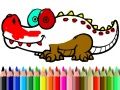 Mchezo Rudisha Shuleni: Kuchora Alligator online