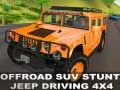 Mchezo Kuendesha SUV Stunt Jeep Offroad 4x4 online