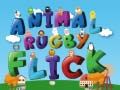 Mchezo Wanyama Rugby Flick online Mchezo Wanyama Rugby Flick online