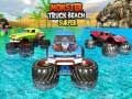 Mchezo Kuendesha Monster Truck kwenye Ufukwe wa Bahar online