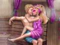 Mchezo Super Doll Sauna Flirting online