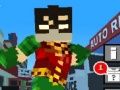 Mchezo Teen Titans Go: Minecraft Kimbia Kijana 3D online