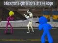 Mchezo Mpiganaji wa Stickman 3D: Fist za Hasira online