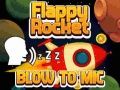 Mchezo Flappy Raket Iwepe Pumzi online