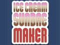 Mchezo Mtengenezaji wa Sundae ya Ice Cream online