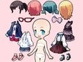 Mchezo Chibi Anime Malkia Dolls online