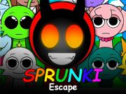 Mchezo Sprunki 3D kutoroka online