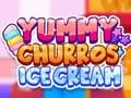 Mchezo Churros Safi na Ice Cream online