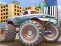 Mchezo Simulering av körning med monster truck-stunts online