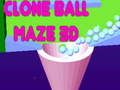 Mchezo Clone Mpira Maze 3D online