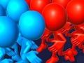 Mchezo Mabwana wa Kuhesabu: Kiv clash Pusher 3D online