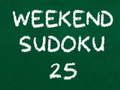 Mchezo Sudoku ya Mwisho wa Juma 25 online