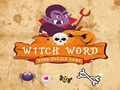 Mchezo Mchezo wa Picha za Maneno ya Wachawi wa Halloween online