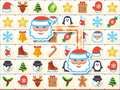 Mchezo Onet Majira ya Baridi Krismasi Mahjong online
