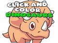 Mchezo Bonyeza na Rangi Dinosaur online Mchezo Bonyeza na Rangi Dinosaur online