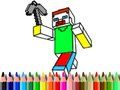 Mchezo Kurudi Shuleni: Kuchora Minecraft online