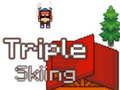 Mchezo Triple Skiing 2D online Mchezo Triple Skiing 2D online