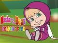 Mchezo Masha na Bear: Kitabu cha Rangi online