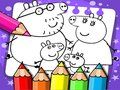 Mchezo Kitabu cha Rangi cha Peppa Pig online Mchezo Kitabu cha Rangi cha Peppa Pig online