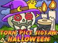 Mchezo Picha Zilizokatwa Puzzle Halloween online