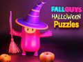 Mchezo Fall Guys: Puzzle la Halloween online