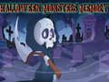 Mchezo Kumbukumbu za Halloween Monsters online