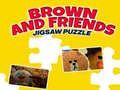 Mchezo Brown Na Rafiki Puzzle online