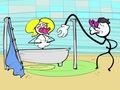 Mchezo Puzzles ya Mwizi Troll Stickman online