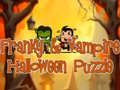 Mchezo Franky & Vampire Puzzle ya Halloween online