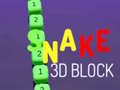 Mchezo Nyoka 3D Block online