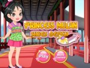 Mchezo Kubuni viatu vya princess Mulan online Mchezo Kubuni viatu vya princess Mulan online