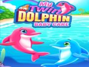Mchezo Utunzaji wa Mtoto Wangu wa Dolphin Mapacha online Mchezo Utunzaji wa Mtoto Wangu wa Dolphin Mapacha online
