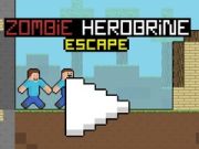 Mchezo Pako kutoka Zombie Herobrine online