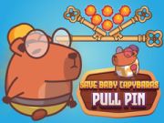 Mchezo Wokolea watoto wa capybara Pull Pin online