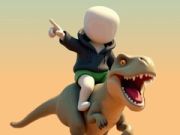 Mchezo Stickman. Uwanja wa Dinosaur online
