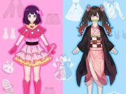 Mchezo Anime Doll- DIY Cosplay Girl online
