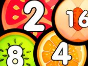 Mchezo Unganisha mipira ya risasi 2048 Unganisha matunda online