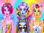 Mchezo Makeup ya kung'aa ya Divas online
