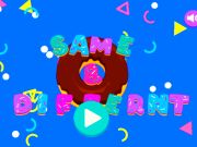 Mchezo Sawa na tofauti donut online