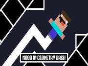 Mchezo Noob katika dashi ya jiometri online