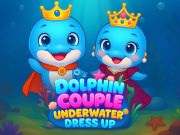 Mchezo Wanandoa wa Dolphin chini ya maji huvaa online
