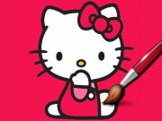 Mchezo Rahisi kuchorea kitty online