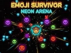 Mchezo Emoji Survivor — Neon Arena online