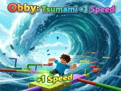 Mchezo Obby: Tsunami +1 kasi online