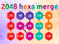 Mchezo 2048 Hex Chain Unganisha online