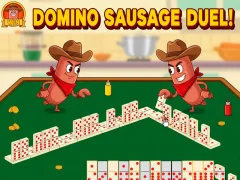 Mchezo Domino sausage duel online
