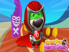 Mchezo Super mbwa shujaa dash online