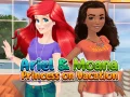 Mchezo Ariel na Moana: Malkia kwenye Likizo online Mchezo Ariel na Moana: Malkia kwenye Likizo online