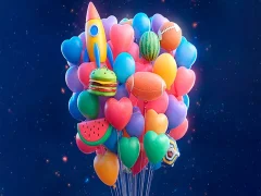 Mchezo Unganisha 3D- Mechi 3 baluni online